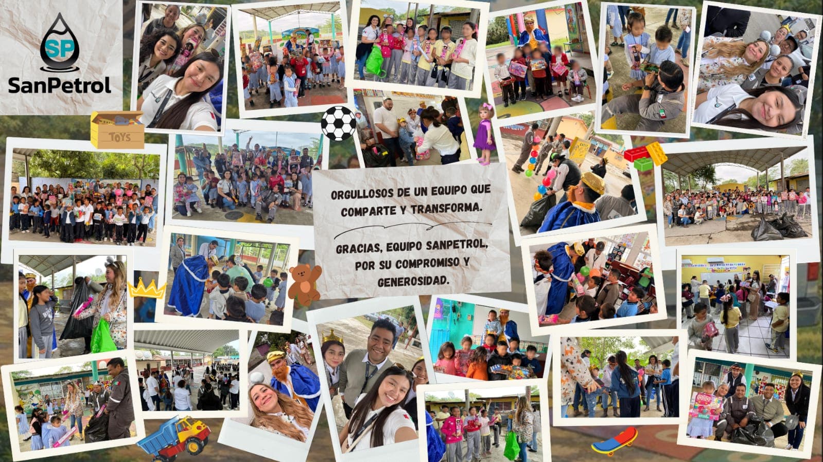 San Petrol reafirma su compromiso social con la entrega de juguetes