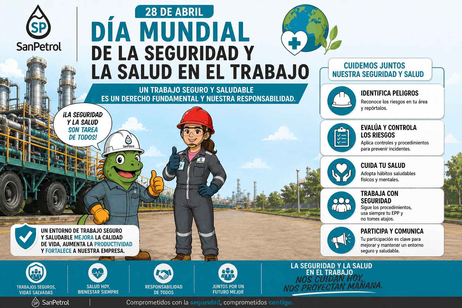 Día Mundial de la Seguridad y la Salud en el Trabajo en la industria energética