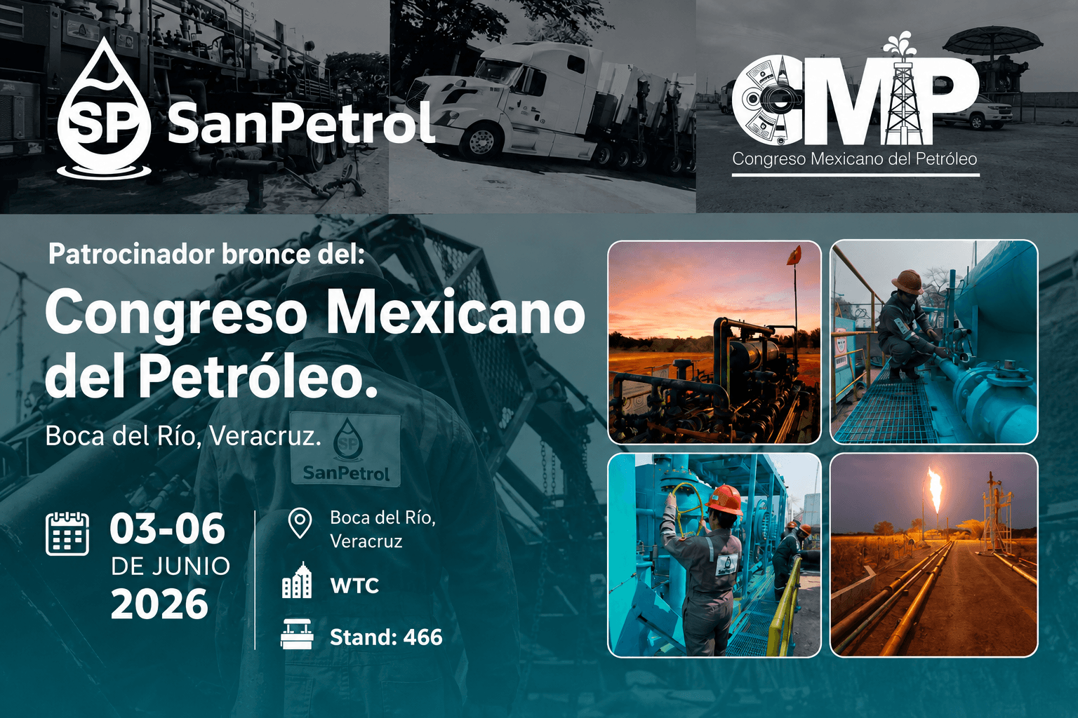 SanPetrol presente en el Congreso Mexicano del Petróleo 2026